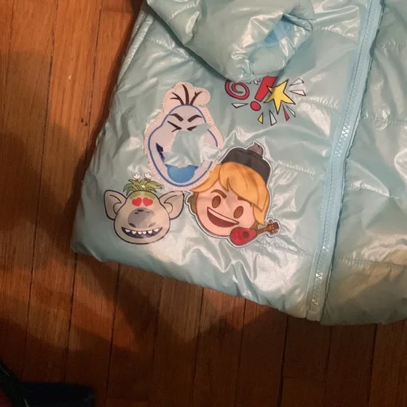 Disney frozen puffer jacket size 4 - Picture 5 of 7